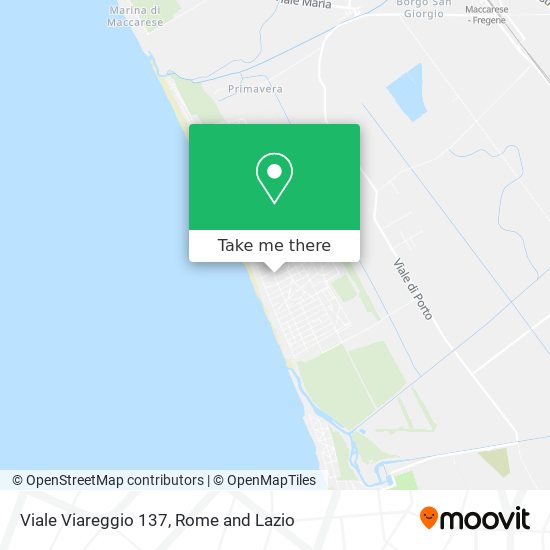 Viale Viareggio 137 map
