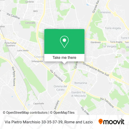 Via Pietro Marchisio 33-35-37-39 map