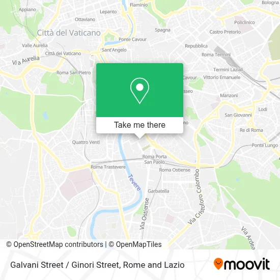 Galvani Street / Ginori Street map