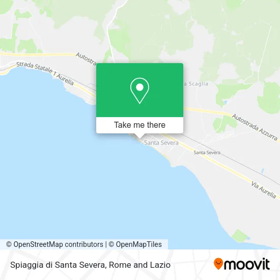 Spiaggia di Santa Severa map