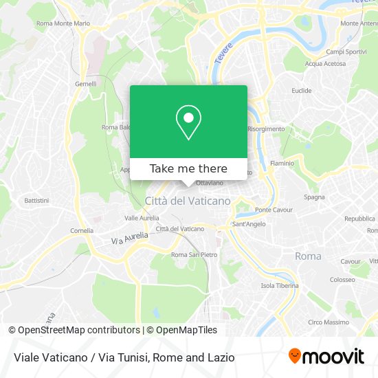 Viale Vaticano / Via Tunisi map