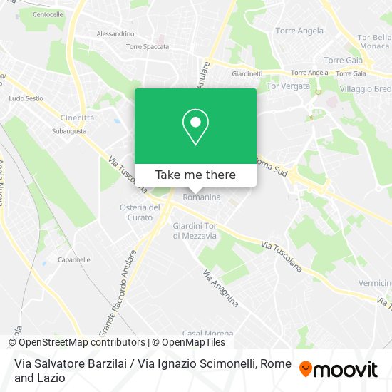Via Salvatore Barzilai / Via Ignazio Scimonelli map