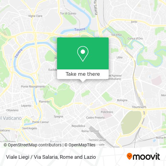 Viale Liegi / Via Salaria map