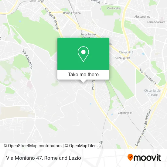 Moniano Street 47 map