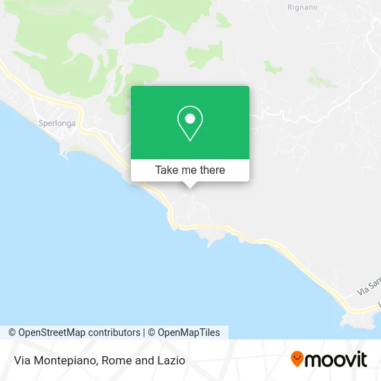 Montepiano Street map