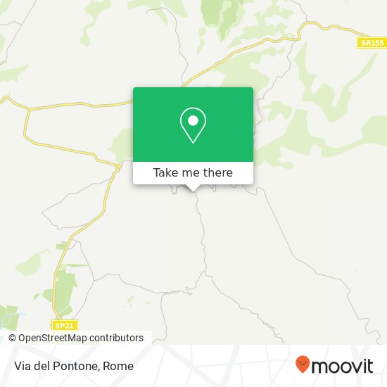 Via del Pontone map