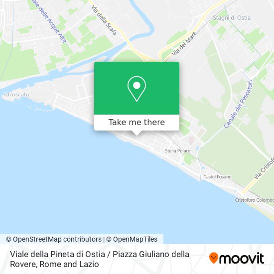 Viale della Pineta di Ostia / Piazza Giuliano della Rovere map