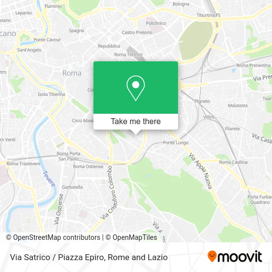 Satrico Street / Epiro Square map