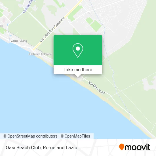 Oasi Beach Club map