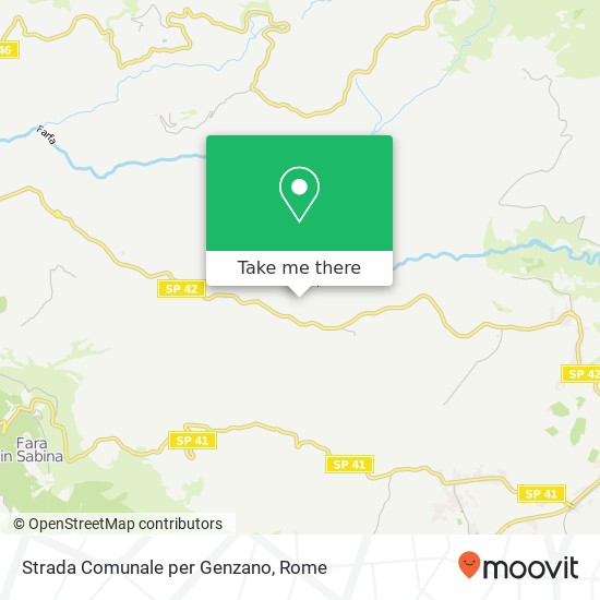 Strada Comunale per Genzano map