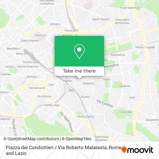 Piazza dei Condottieri / Via Roberto Malatesta map