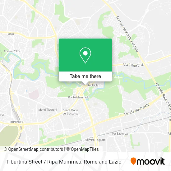Tiburtina Street / Ripa Mammea map
