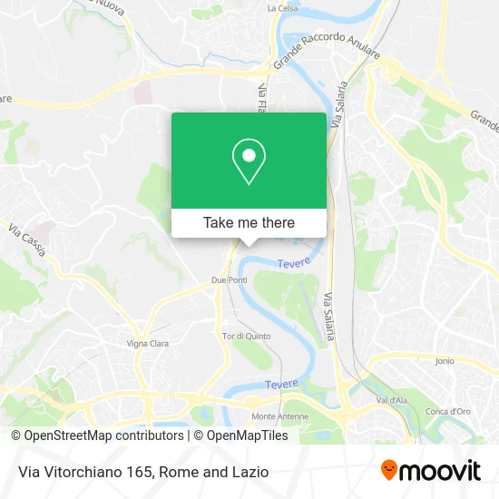 Vitorchiano Street 165 map