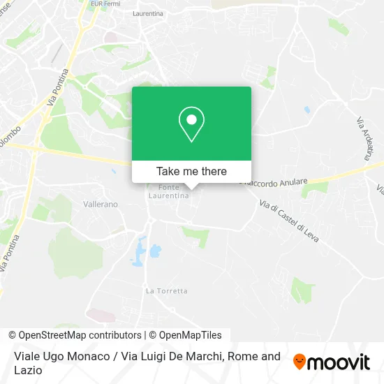 Viale Ugo Monaco / Via Luigi De Marchi map