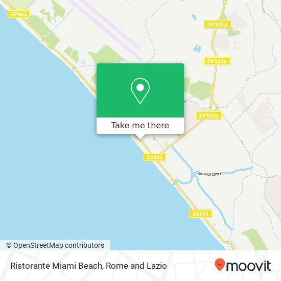 Ristorante Miami Beach map