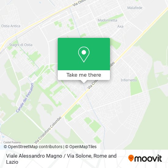 Viale Alessandro Magno / Via Solone map