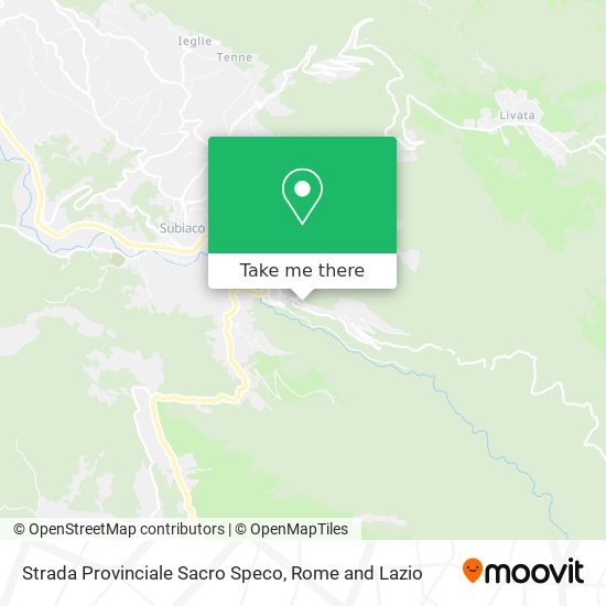 Strada Provinciale Sacro Speco map