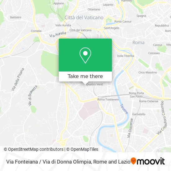 Via Fonteiana / Via di Donna Olimpia map