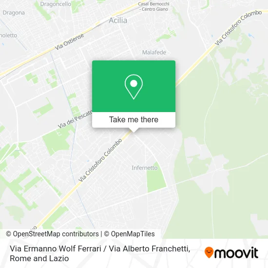 Via Ermanno Wolf Ferrari / Via Alberto Franchetti map