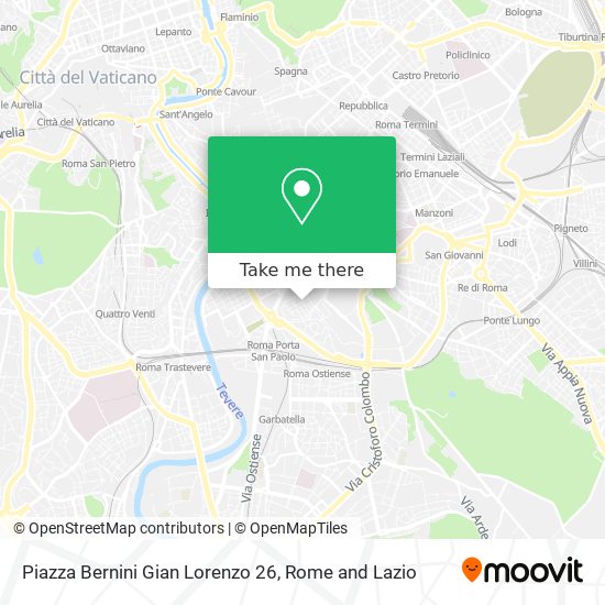 Piazza Bernini Gian Lorenzo 26 map