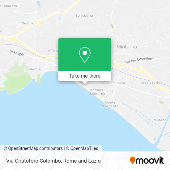 Christopher Columbus Street map