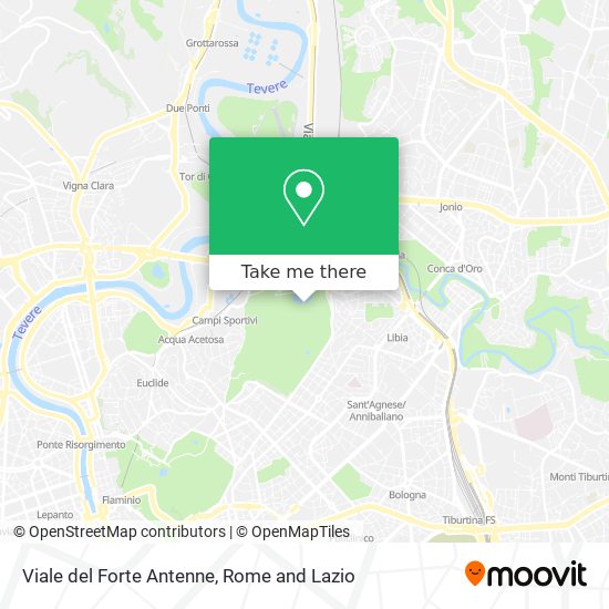 Viale del Forte Antenne map