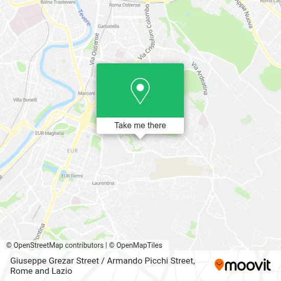 Giuseppe Grezar Street / Armando Picchi Street map