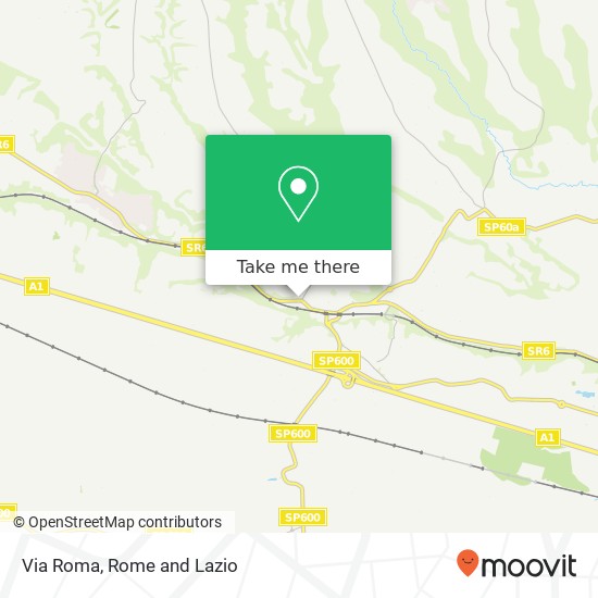 Via Roma map