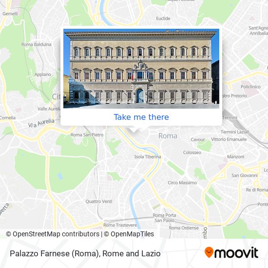 Palazzo Farnese (Roma) map