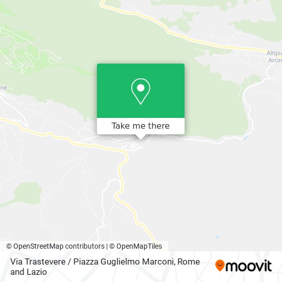 Via Trastevere / Piazza Guglielmo Marconi map