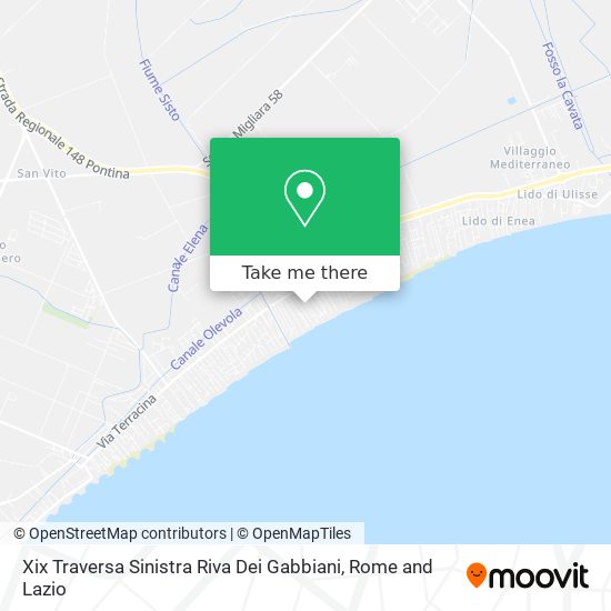 Xix Traversa Sinistra Riva Dei Gabbiani map