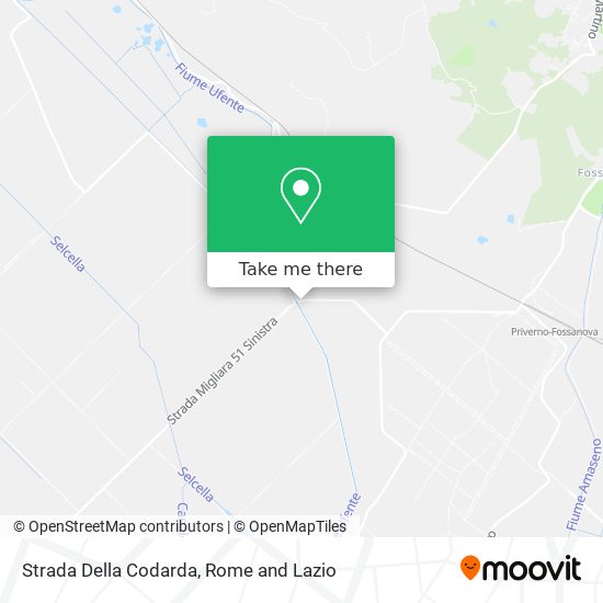 Strada Della Codarda map