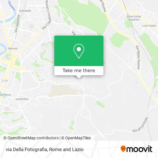 via Della Fotografia map