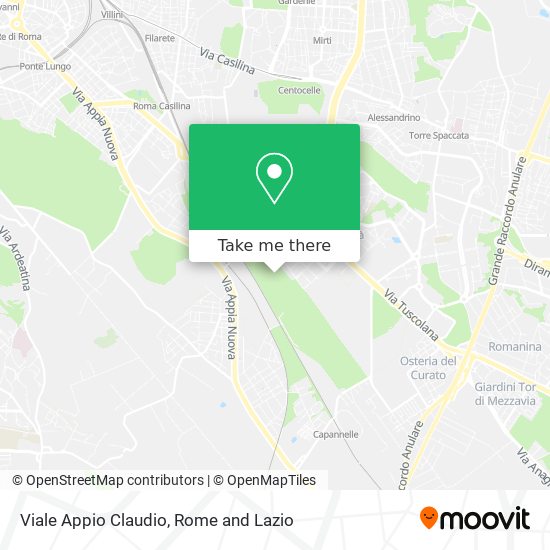 Viale Appio Claudio map