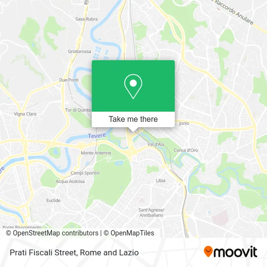 Prati Fiscali Street map