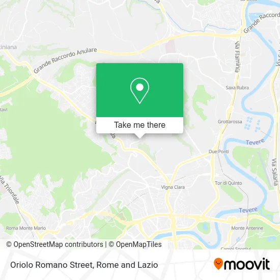 Oriolo Romano Street map