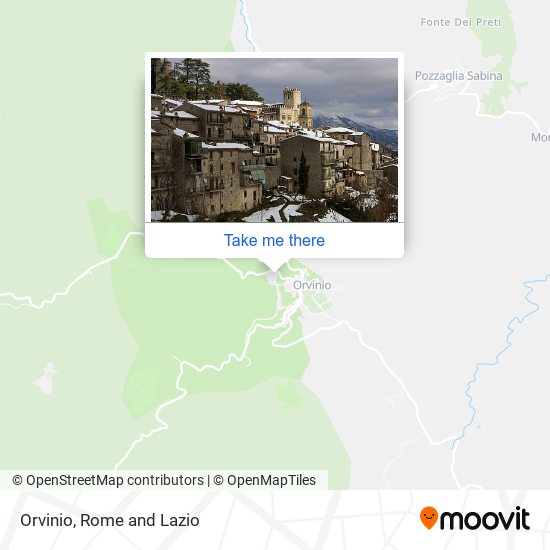 Orvinio map