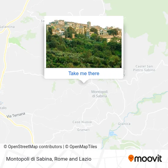 Montopoli di Sabina map