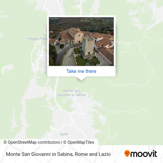 Monte San Giovanni in Sabina map