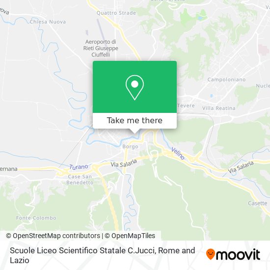 Scuole Liceo Scientifico Statale C.Jucci map