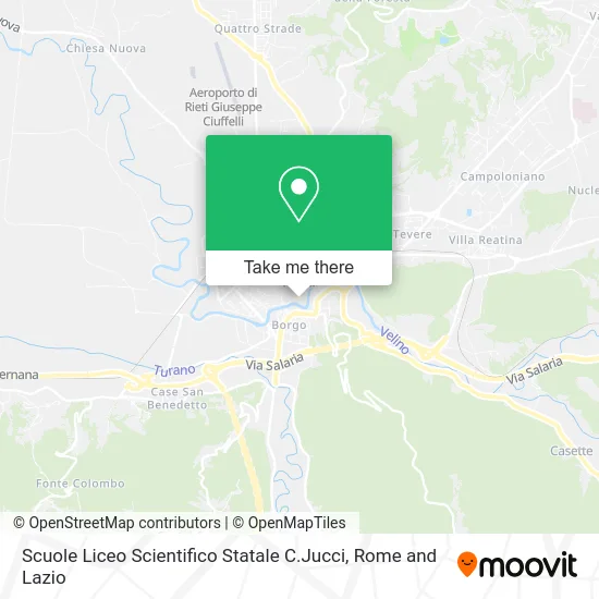 C. Jucci State Scientific High School map