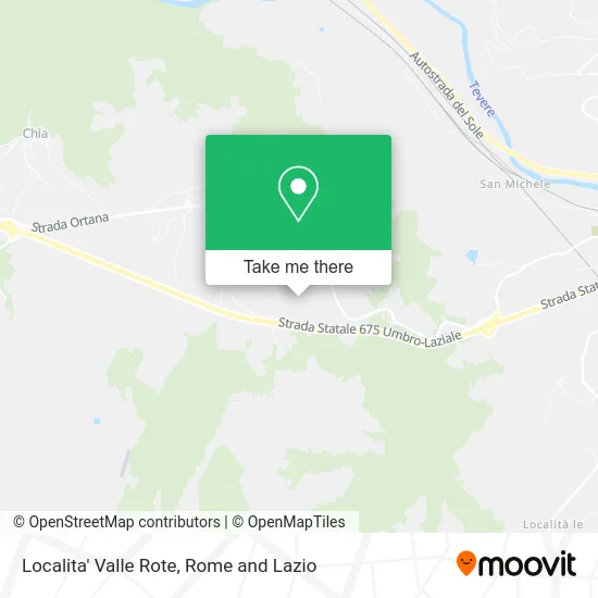 Valle Rote Location map