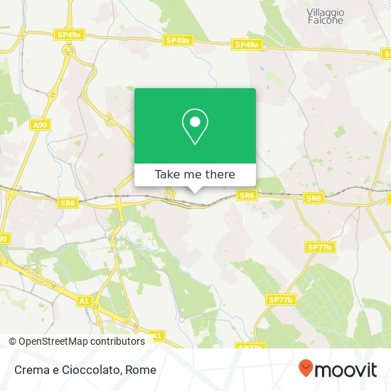 Crema e Cioccolato map