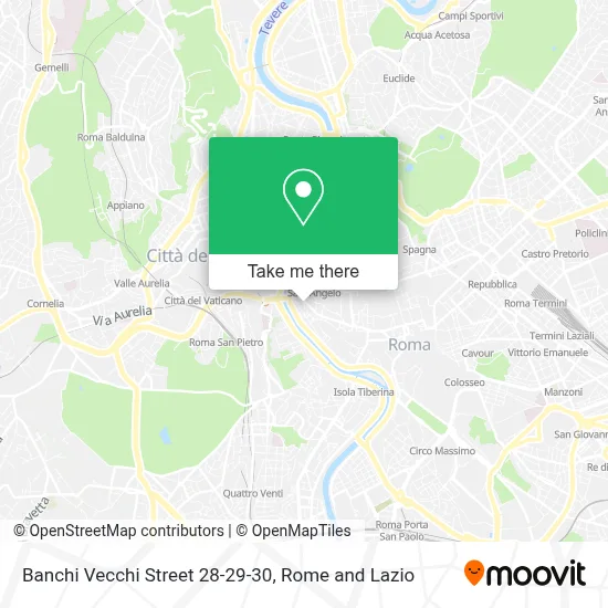 Banchi Vecchi Street 28-29-30 map