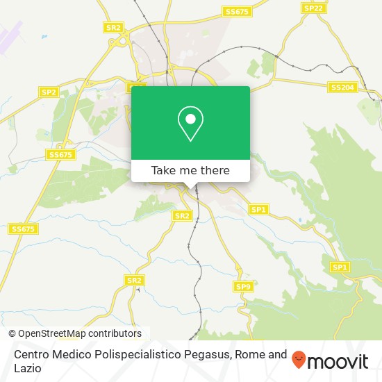 Centro Medico Polispecialistico Pegasus map