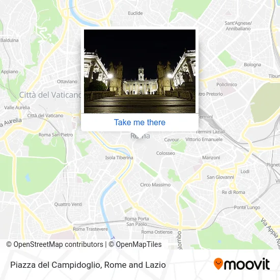 Campidoglio Square map