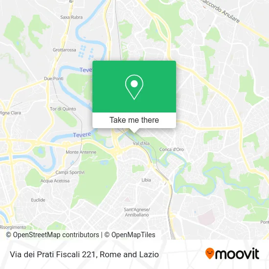 Prati Fiscali Street 221 map