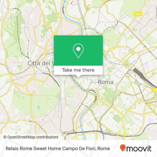 Relais Rome Sweet Home Campo De Fiori map