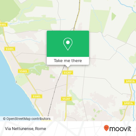 Via Nettunense map