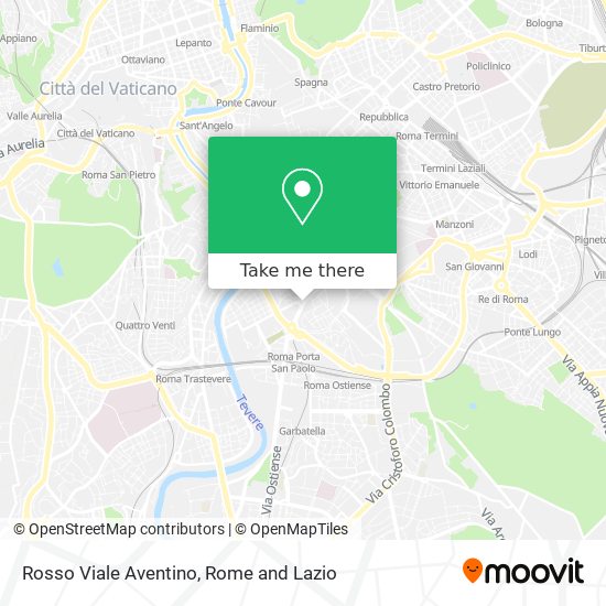 Rosso Viale Aventino map